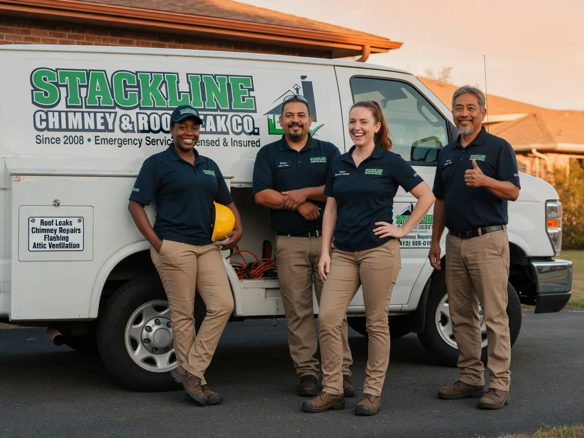 Chimney flashing repair company in Portland, OH